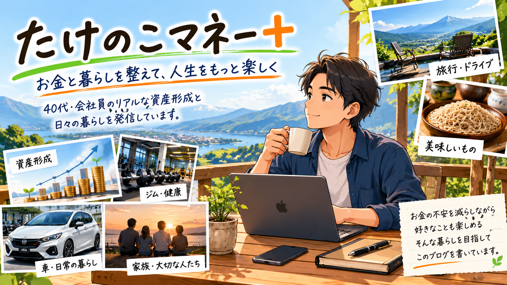 たけのこマネー＋運営者プロフィール｜40代会社員の資産形成と日々の暮らし